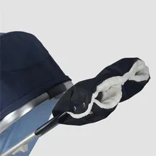 Newbealer зимняя теплая антифриз Детская коляска Коляска-Коляска ручной муфта Водонепроницаемая сцепка для коляски перчатки для коляски