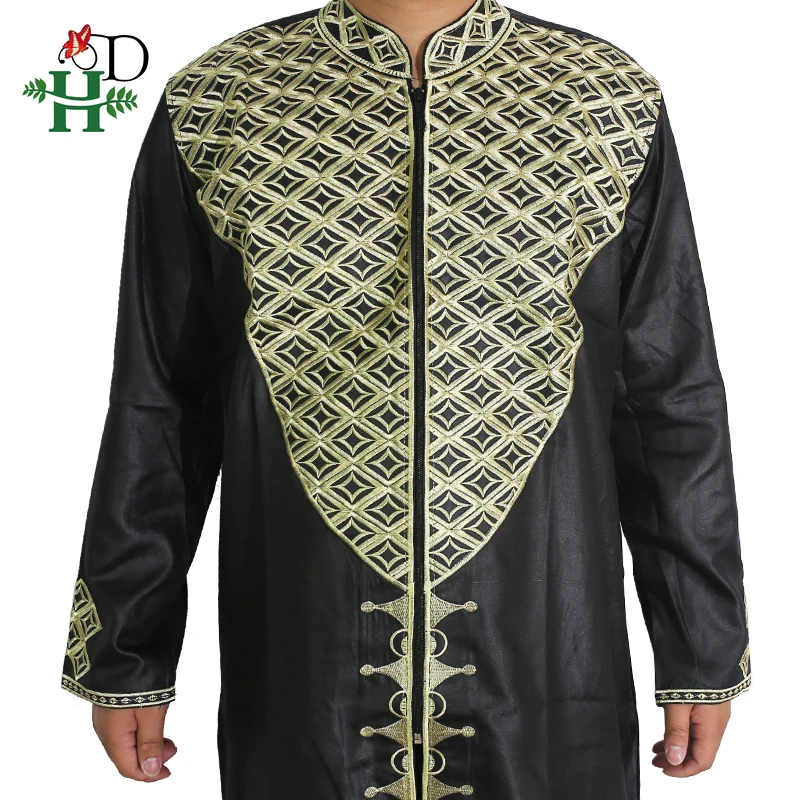 H & D Dashiki/мужская одежда Bazin Riche Одежда в африканском стиле Ropa Africana Hombre Комплект из