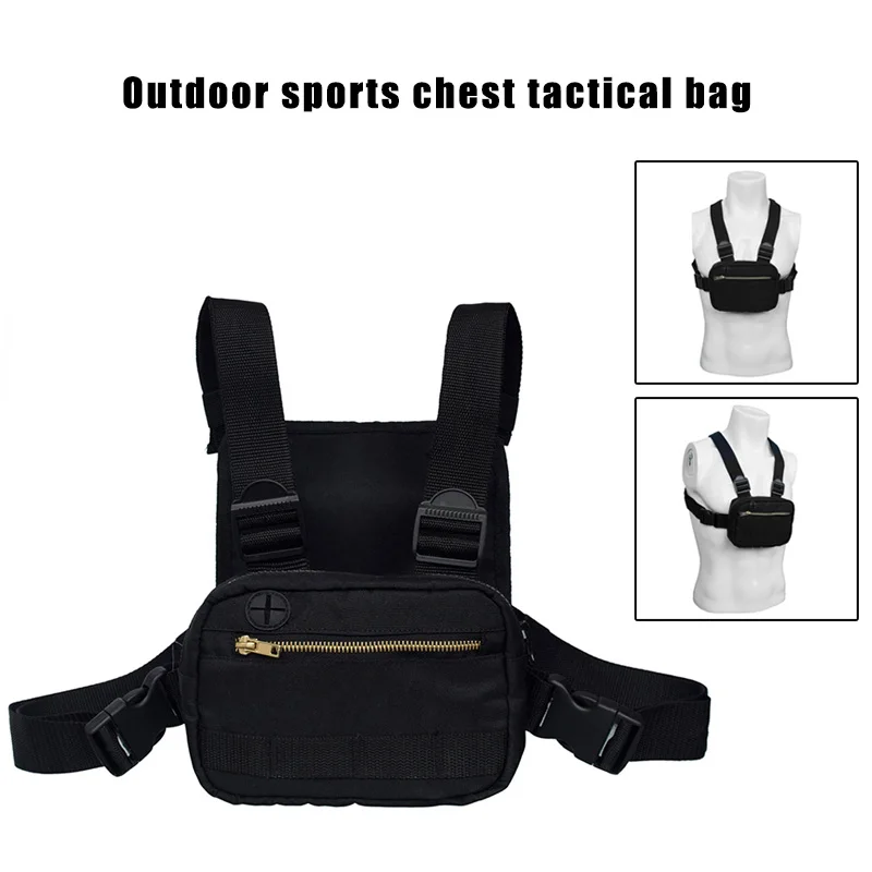 

Men Women Chest Bag Multifunctional Wear-resistant Durable Chest Rig Bag for Outdoor FC55