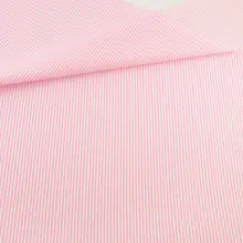 Толстая четверть розовые и белые полоски, хлопковые ткани с принтом, текстиль для кукольной одежды, рукоделие, шитье, Teranile ткани, платье