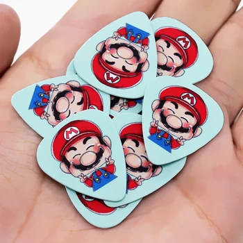 

SOACH 50pcs Acoustic guitar picks pick strings Instrument Guitar Accessories Bass Guitar paddle ukulele Mediator Parts