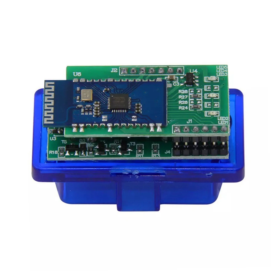 50pcs/Lot 2PCB V1.5 Firmware ELM327 Bluetooth OBD2