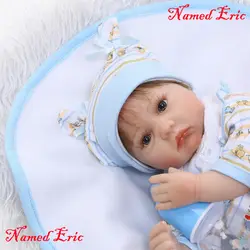 NPK 16 "Кукла-натуралистичные куклы в виде новорожденных младенцев настоящие куклы bebe силиконовые волосы с корнями с бутылочка с соской bebe