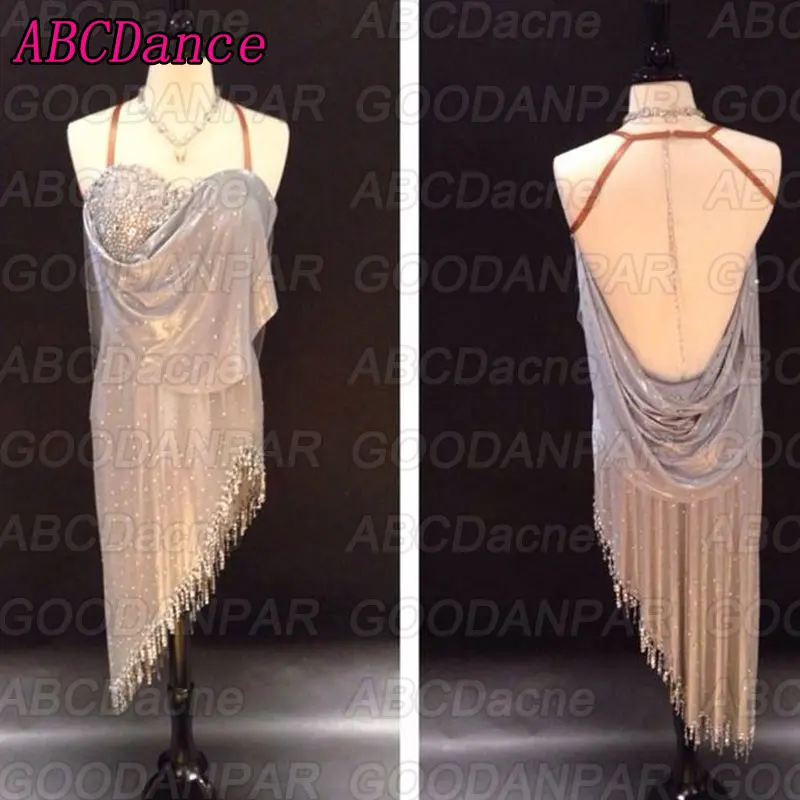 

latin dance dress women Sexy backless latin dance competition dresses cha cha dance dress