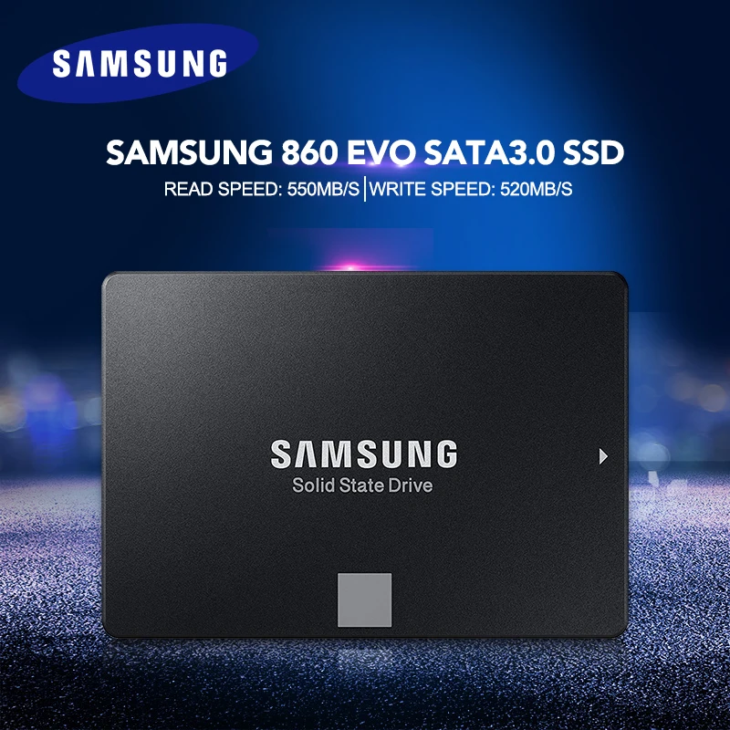 Samsung 860 EVO Internal Solid State Drive 250GB 500GB 1TB HDD Hard Disk HD SATA 3 2.5 inch SATA III SSD for Laptop Desktop PC