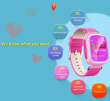 2016 smart baby uhr gps-verfolger für kinder 1,22 Touchscreen Smartwatch Anti Verloren Mit SOS baby geschenk Q90 pk Q80 Q60 Q50