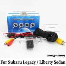 Для Subaru Legacy/Liberty Седан 2003 ~ 2009/RCA AUX Провода Или беспроводной/HD Широкоугольный Объектив CCD Ночного Видения Камеры Заднего вида