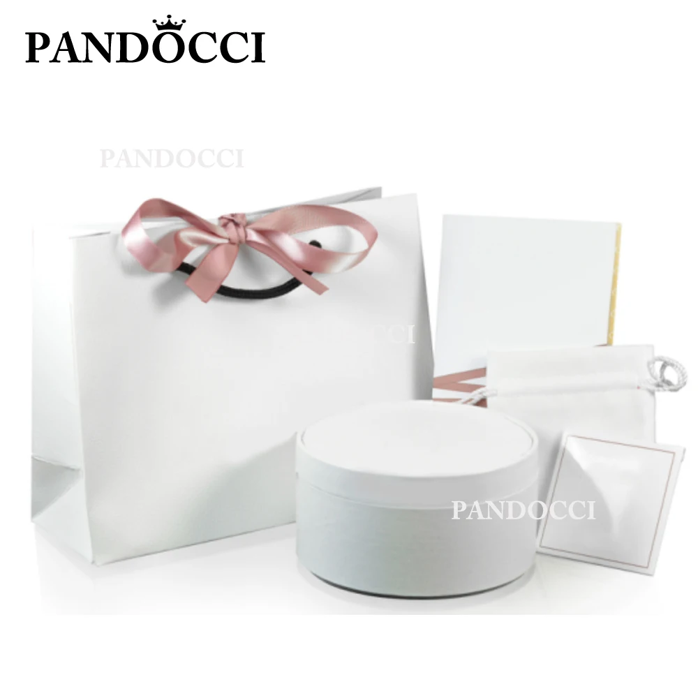 

PANDOCCI Simple and Exquisite Jewellery Multi-function Storage Protective Box Packaging Tote Bag Set Please Protect Your Jewelry