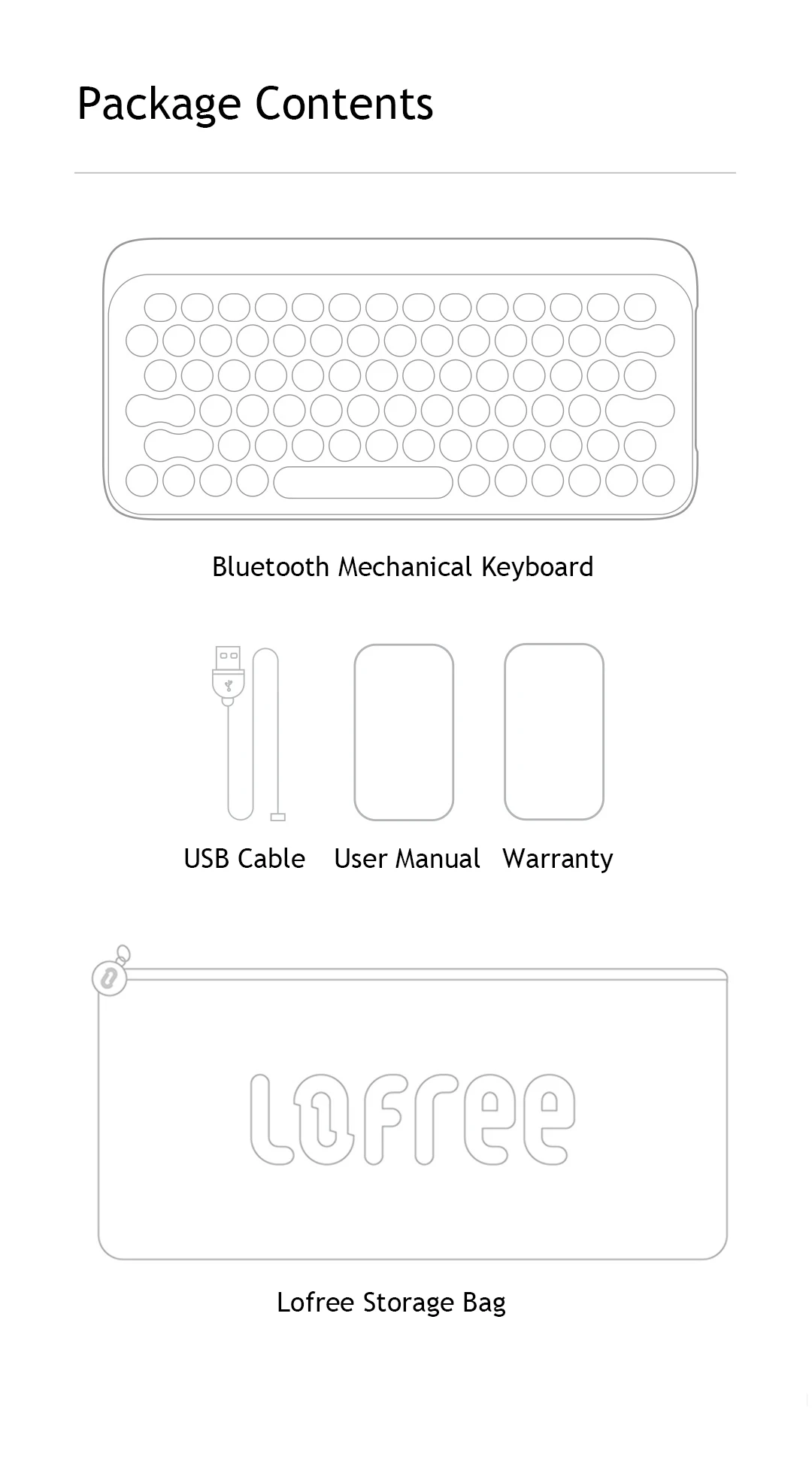 Xiaomi Dot Беспроводная Bluetooth клавиатура Очаровательная игровая механическая клавиатура светодиодный подсветка для iPhone huawei samsung iPad планшеты