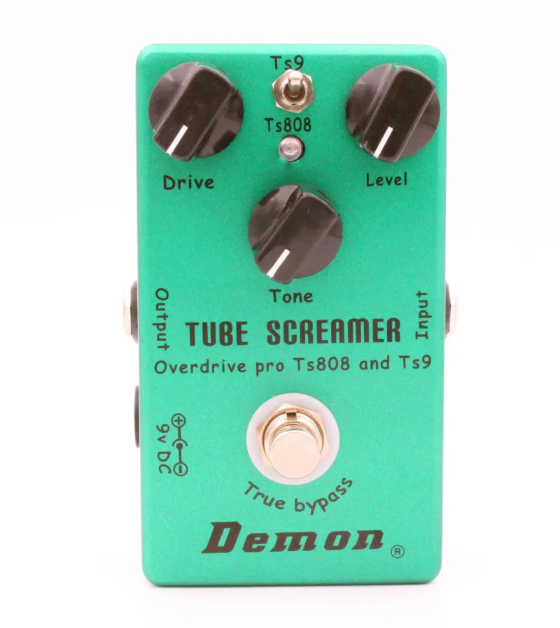 Две модели трубчатого визора TS9 и TS808 гитарные эффекты Peddal Overdrive/Distortion пробки Визер 2 в 1 ручной работы обновлен - Цвет: TUBE SCEAMER