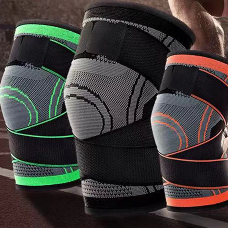 

Oloey High Quality Pressurized bandage Sport Kneeling Elastic Breathable Support Basketball Tennis Fitness Yoga knee protector
