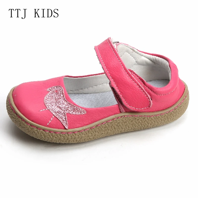 COPODENIEVE Top Brand Quality Genuine Leather Children toddler girl kids Shoes For Fashion Barefoot Sneaker Mary Jane Free Ship