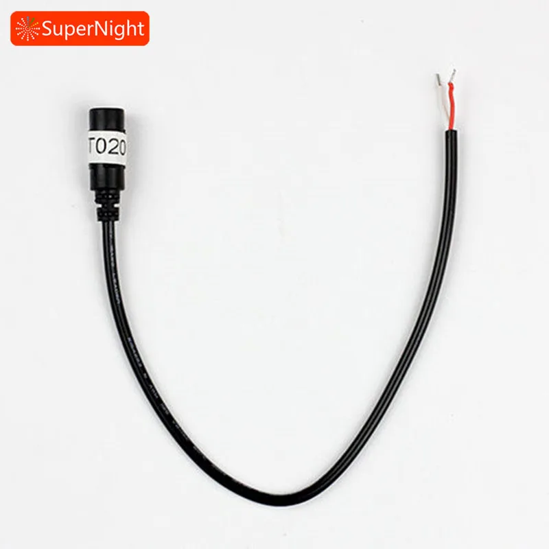 50pcs Female Plug 2 Pin Connecting Line DC Connector Wire for SMD 5050 3528 Flexible Single Color LED Strip Lights Accessories QWC 