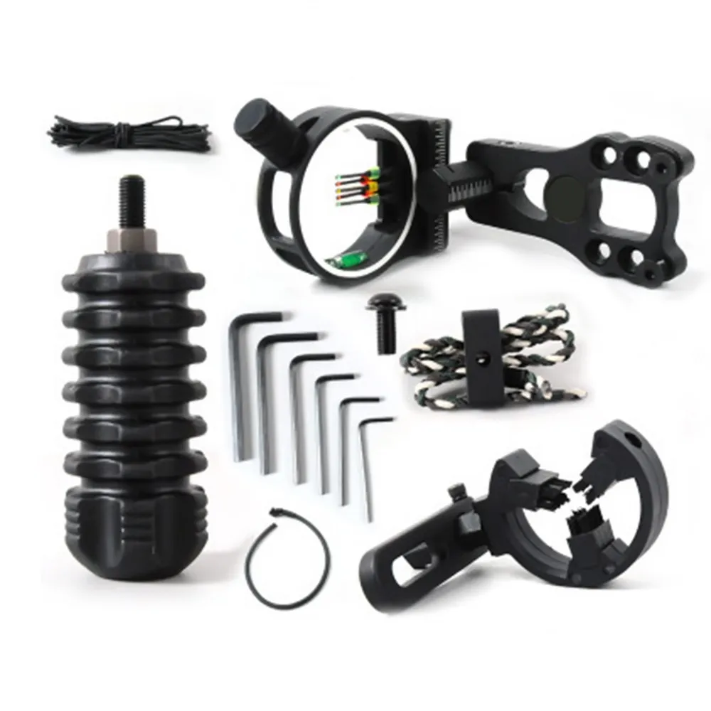 Compound Bow Archery Archer Upgrade Combo Sight Kits Arrow Shock