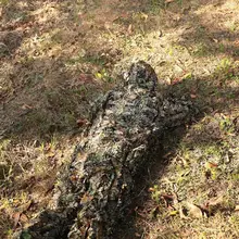 狩猟服新 3D カエデの葉バイオニック Ghillie スーツ Yowie 狙撃 Birdwatch のエアガン迷彩服のジャケットとパンツ(China)