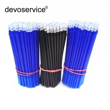 10 шт./лот 0,5 мм стираемые ручки заправки для ручек цвет синий и черный пополняющие чернила подпись в офисе стержни школьные офисные принадлежности