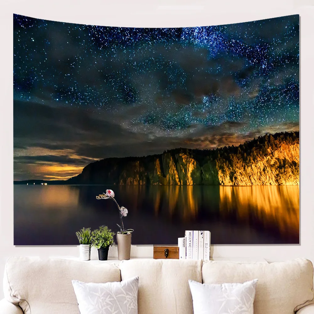 Forest tapestry Night Sky high definition printing large ...