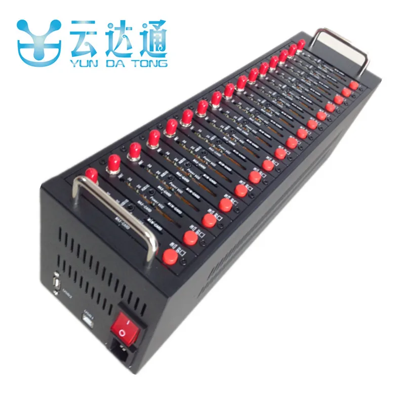 

3G Wireless WCDMA GPRS 16 Ports Modem Pool With Wavecom SL808X USB