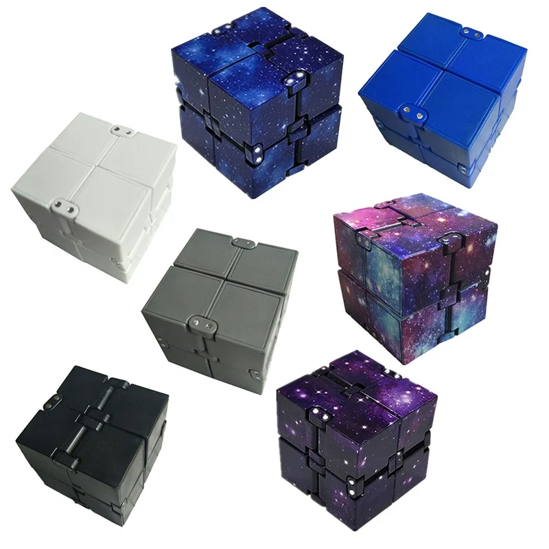

New Fashion Colourful Infinite Magic Cube For Kids Creative Decompression Toy Children's Early Education Toys Folding Magic Cube