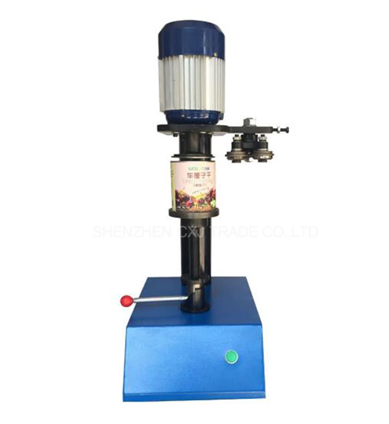 

Free shippingElectric PET can sealing machine in tin cans plastic canned food jar capper can capping machine