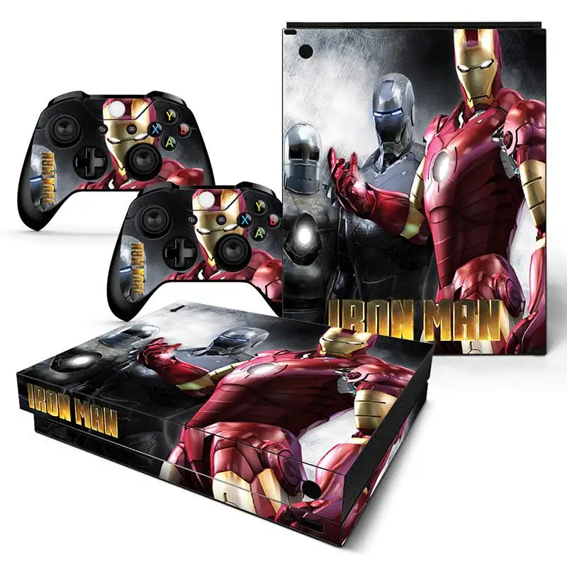 2018 for iron man game series sticker Vinyl Cover Decal For Xbox One X