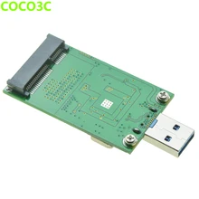 USB 3,0 для mSATA SSD адаптер mini PCIe mSATA 6 ГБ/сек. накопители карта в USB конвертер карта в качестве USB3.0 флэш-накопитель