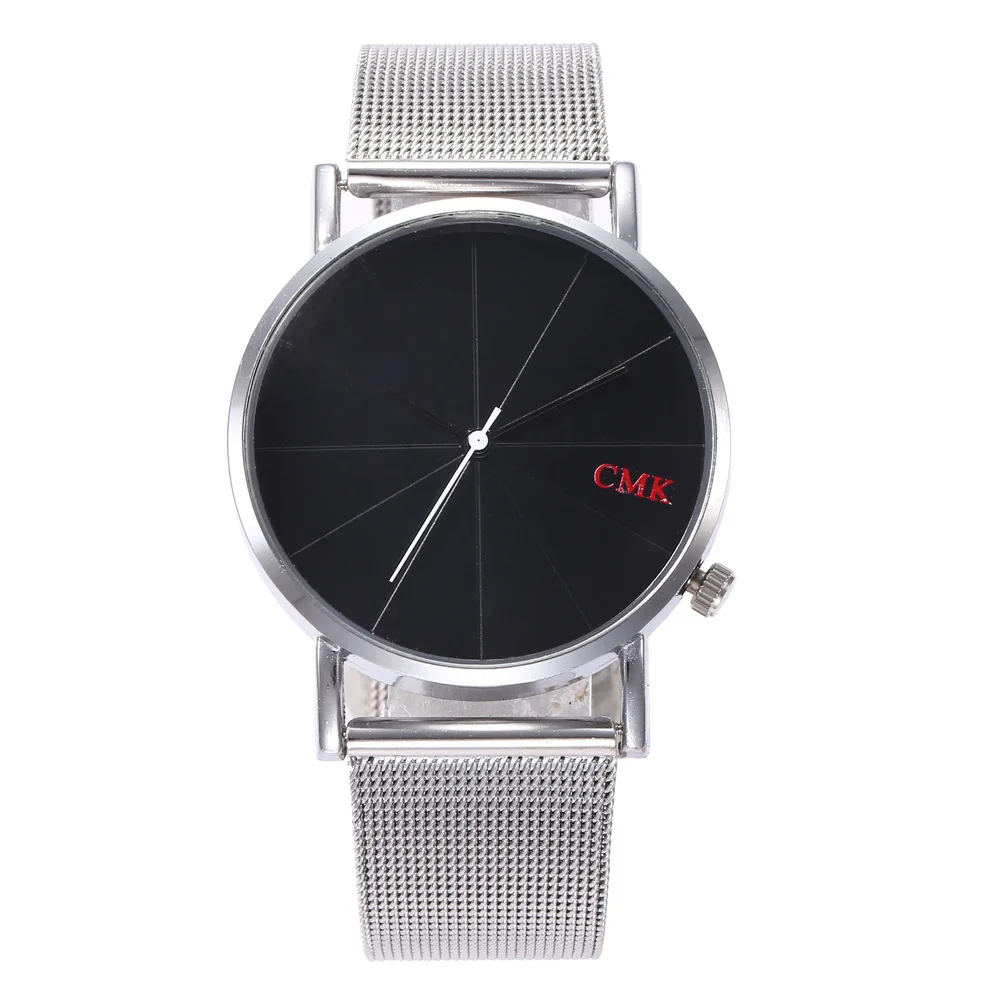 Couple Watches for Lovers Creative Casual Stainless Steel Mesh Band Wristwatch Simple Scale Men Women Quartz Watch Fashion Clock