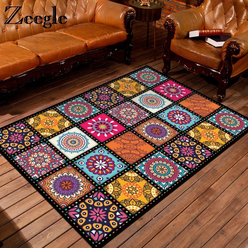 

Zeegle Modern Carpets For Living Room Anti-slip Coffee Table Floor Mats Bedroom Carpets Bedside Mats Cloakroom Rug Home Doormats