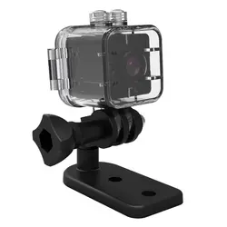 Hditop SQ12 цифровая мини видеокамера Спорт видео мини-камера водостойкий градусов широкоугольный объектив HD 1080 P широкоугольный DVR видеокамера