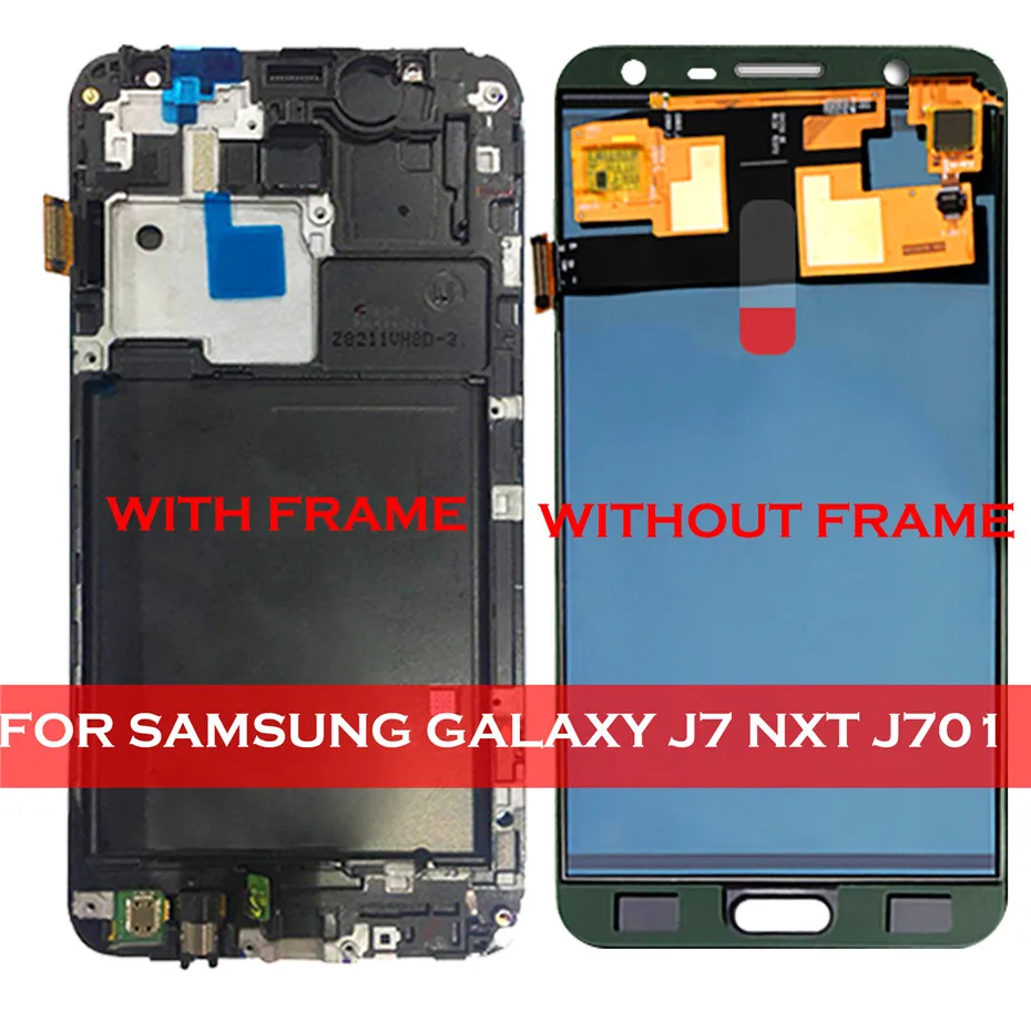 J7 Neo j701/j701F/M/MT ЖК-дисплей для samsung J7 Nxt J701F J701M J701 J7 Core ЖК-дисплей сенсорный экран регулировка яркости рамка Корпус