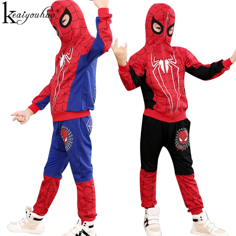 Kids Boys SUPERMAN Hero Character Hooded Tracksuit Outfit /& Sets,2 3 4 5 6 8 YRS