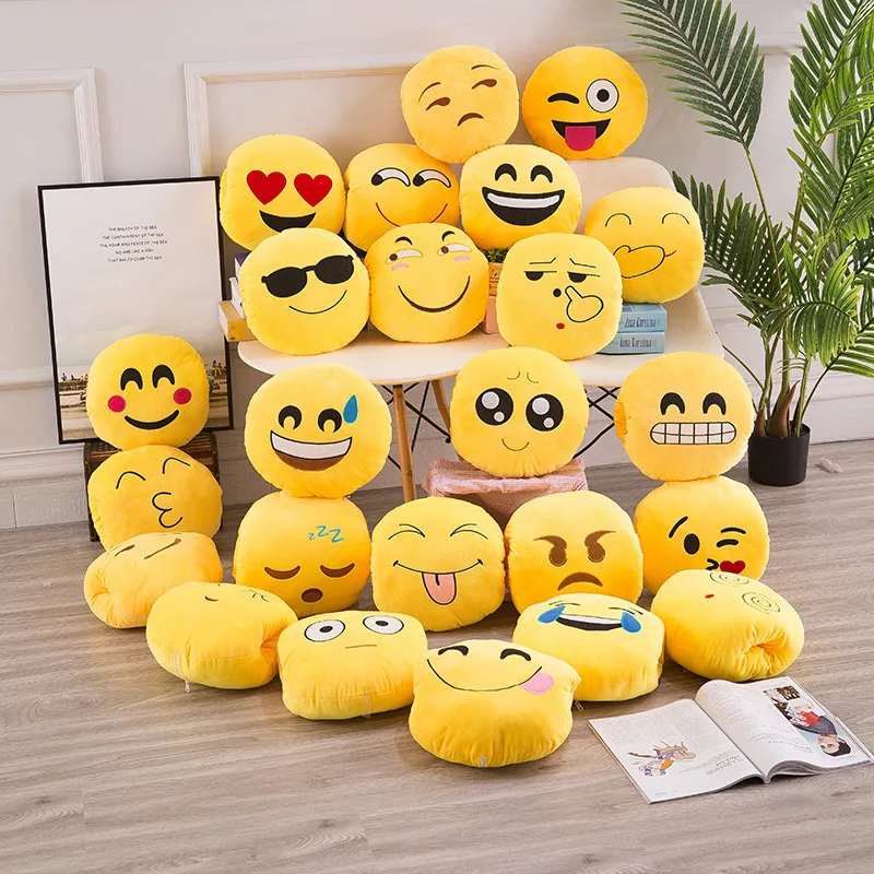 

2018 smiley pillow plush toy pillow cushion plush pillow