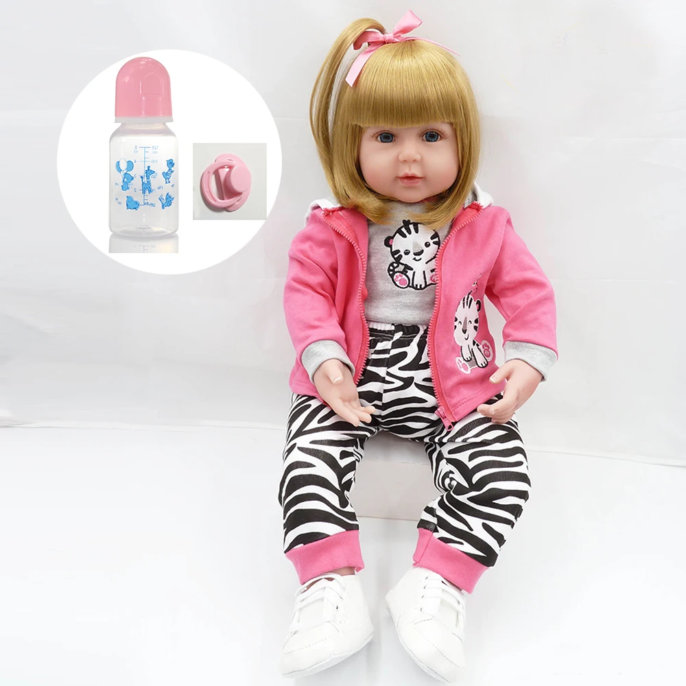 Bebe reborn girl Мягкие силиконовые куклы Reborn Baby Реалистичная кукла винил Boneca с тканевым