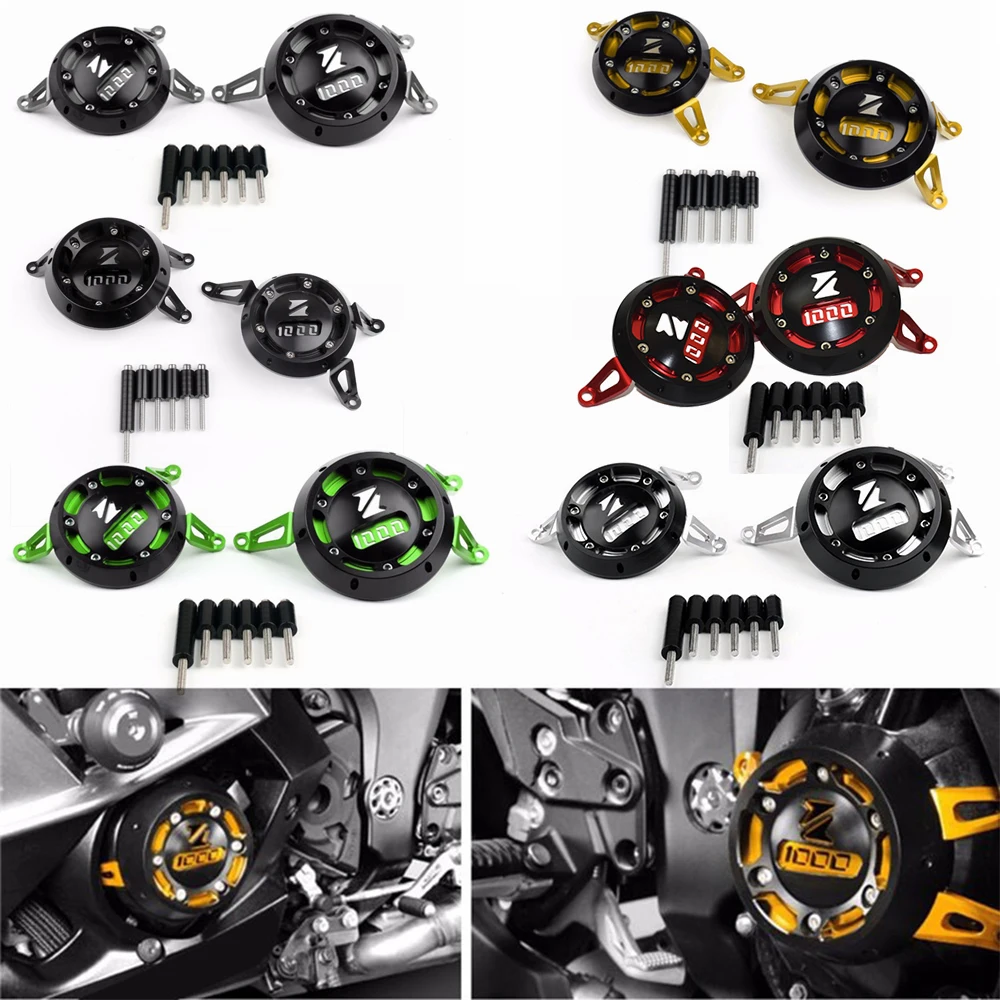 

for Kawasaki Z1000 Z 1000 Z1000SX 2011-2018 CNC Aluminum Motorcycle Engine Guard Side Stator Slider Case Guard Protector
