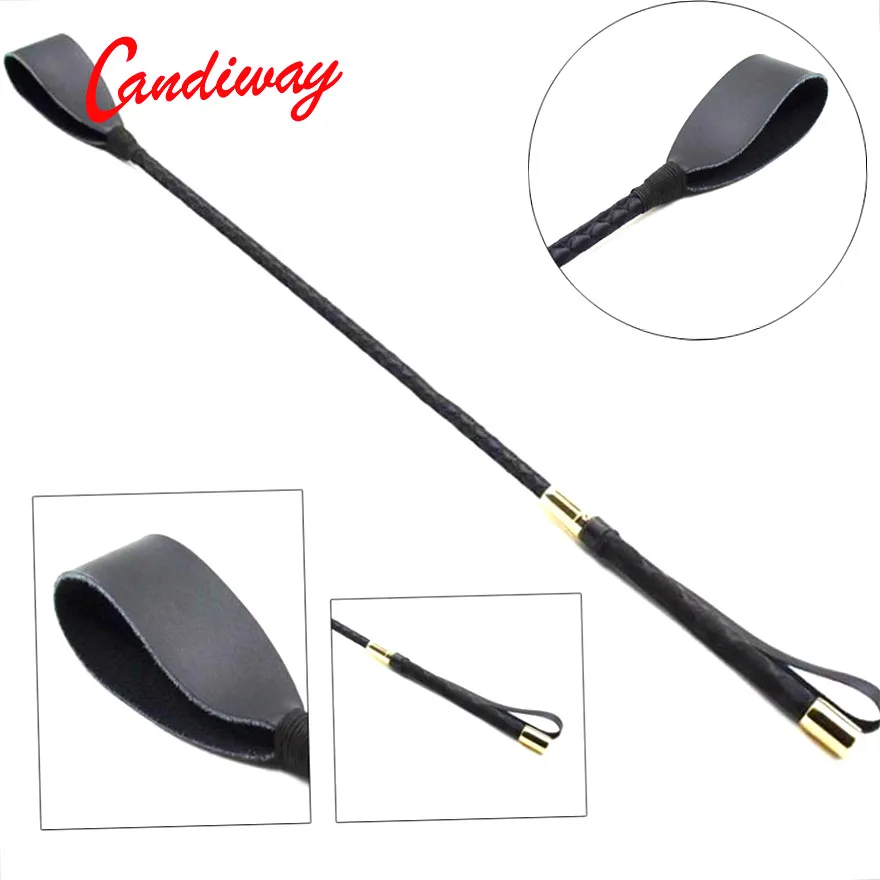 Sex toys bdsm whip bondage erotic slave game fetish leather spanking 60cm paddle roleplay flogger for couples