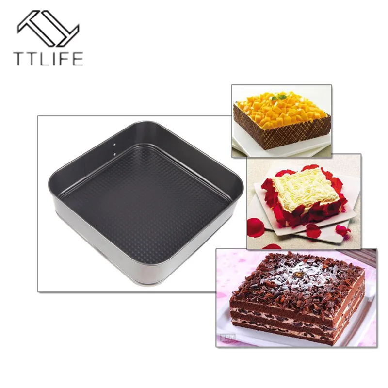 TTLIFE 3 комплекта круглая форма в форме сердца квадратная для торта антипригарная