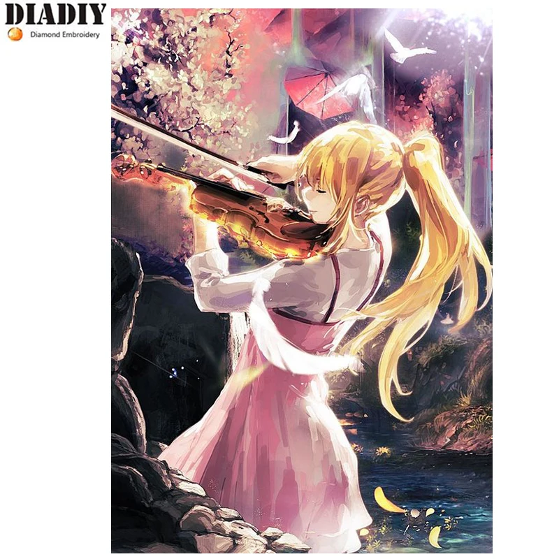 

Full Square/Round Drill 5D DIY Diamond Painting "Anime Beauty " 3D Embroidery Cross Stitch Mosaic Home Decor