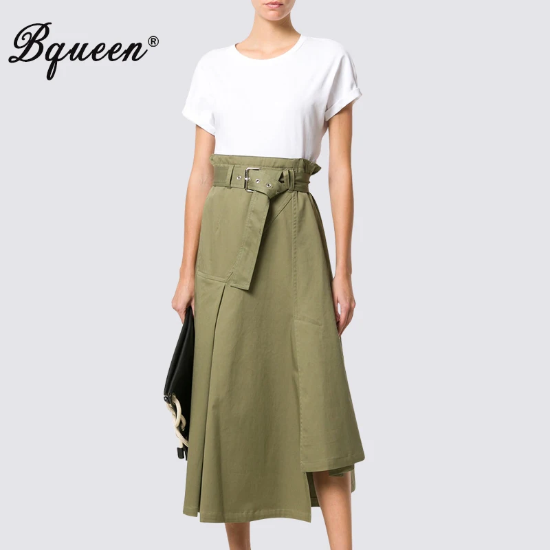 Женская Повседневная футболка с круглым вырезом и коротким рукавом Bqueen новинка