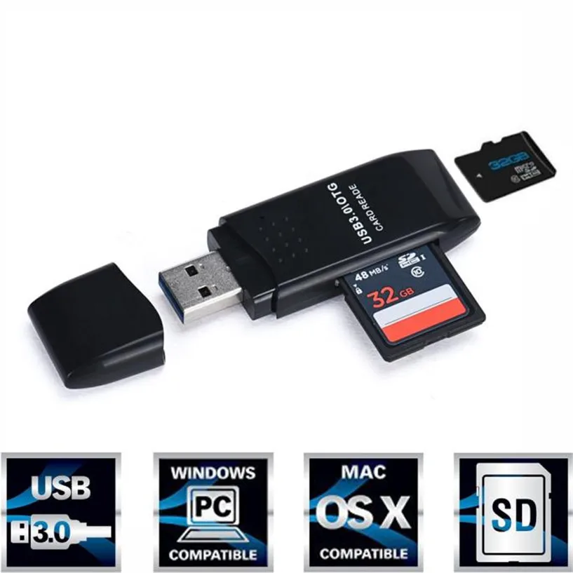 Binmer Новый Mecall мини 5 Гбит/с супер скорость USB 3,0 Micro SD/SDXC TF кардридер адаптер оптовая продажа Oct21