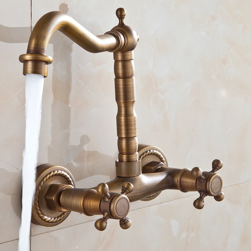 Настенный поворотный кран для ванной комнаты 9058A|sink mixer tap|mixer tapfaucet antique |