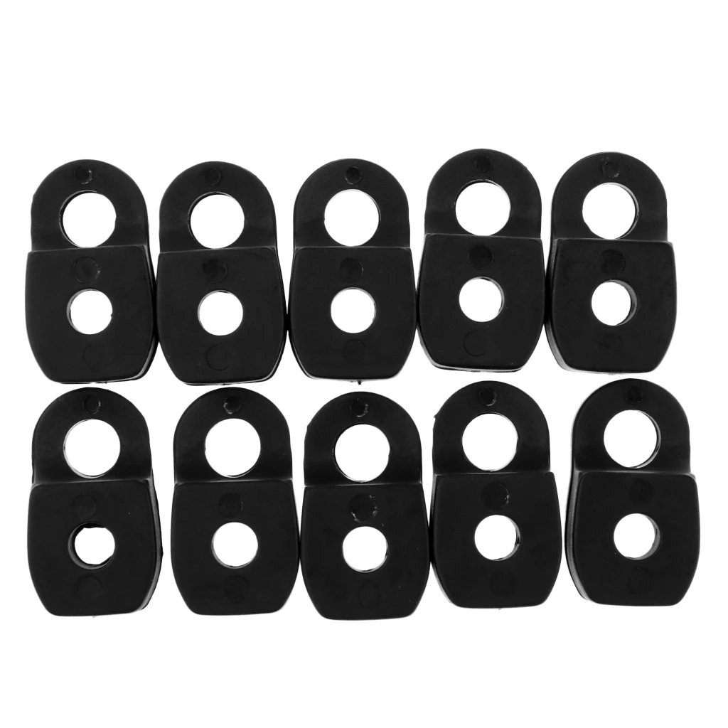 Lightweight 10 Kayak Canoe Double Hole Deck Rope Buckle Mount Cleat Accessory Model 1 Kayak Deck Eyes Eyelets