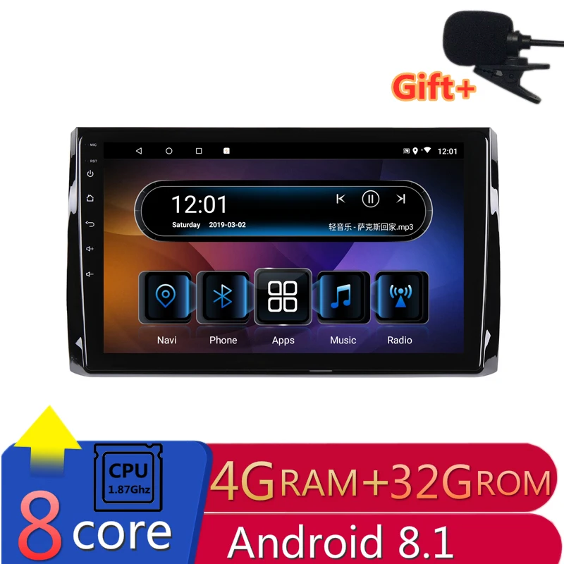

4G RAM 8 cores Android Car dvd gps navigation For Skoda Kodiaq 2016 2017 audio stereo car radio headunit wifi bluetooth