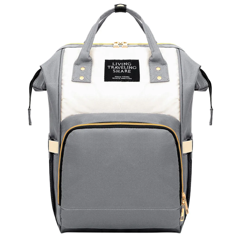 

Mummy Nappy Bottle Bag Large Capacity High Quality Durable Babys Bag Travel British Fashion Mulit Style New Nursing Backpack YL4