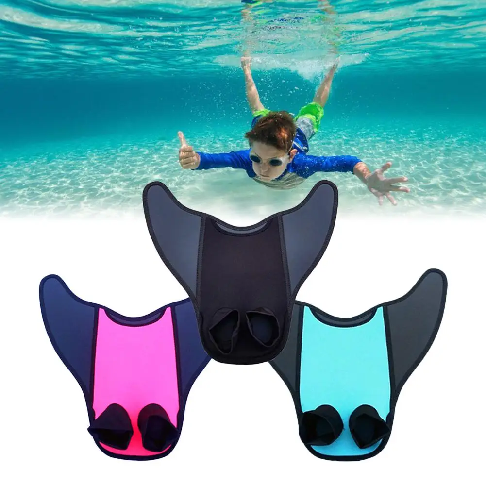 

1pcs Children's Swimming Fins Training Flipper Mermaid Swim Fin Diving Swimming Foot Flipper Diving Feet Tail Water Sports
