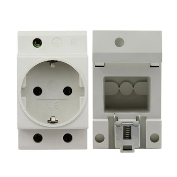 

AC 16A 250V EU Standard Wall Socket Luxury Power Outlet PC Panel Electrical Plug AC Connector