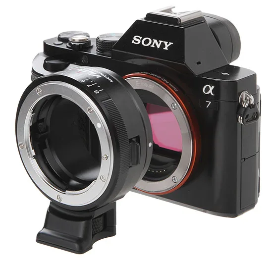 

NF-NEX 8-stop Aperture Mount Adapter for Nikon A AI-S F G D Mount Lens to NEX A7 A7R 3C 5N VG20 VG900