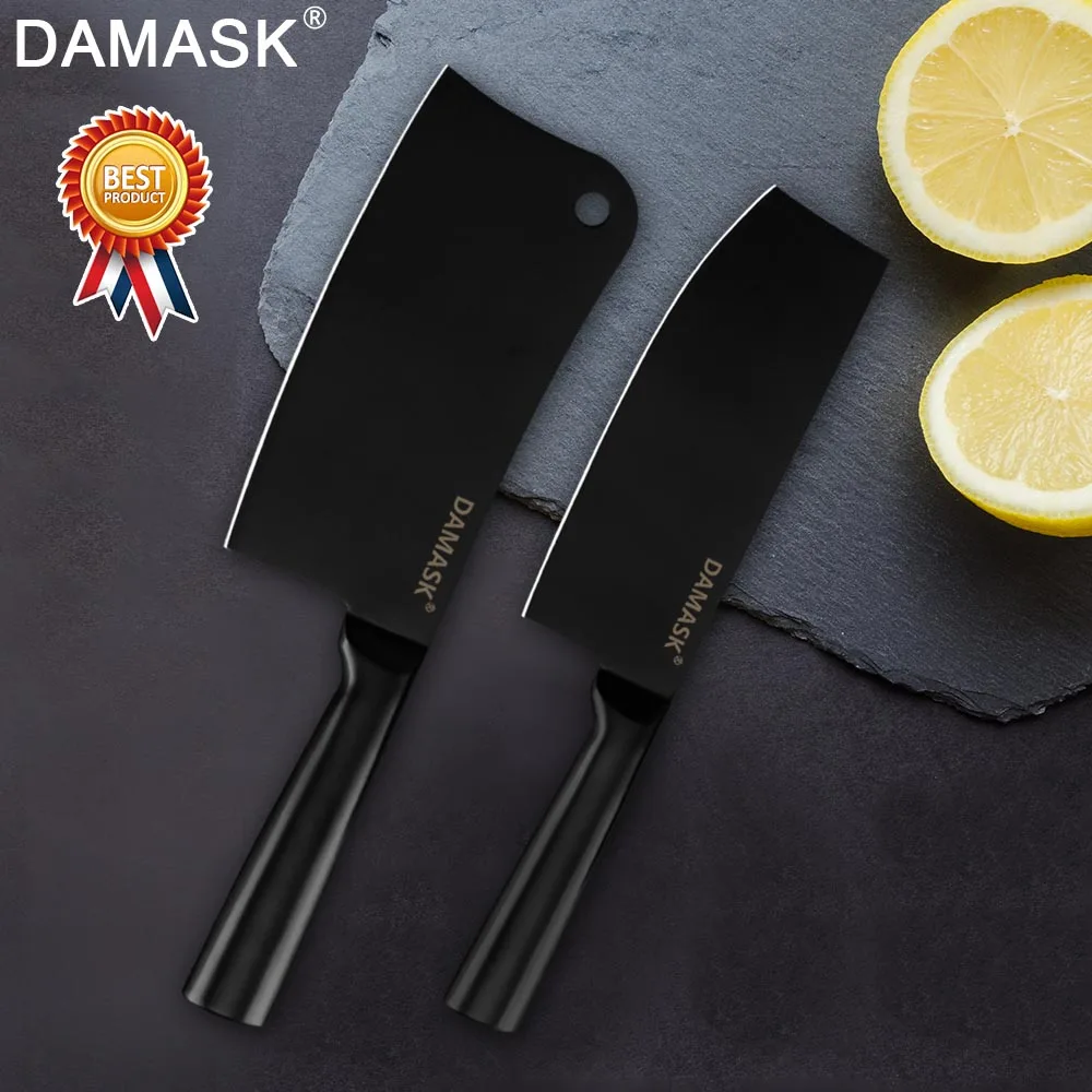 Дамасский японский набор кухонных ножей, нож шеф-повара, острый нож Santoku, нож для нарезки хлеба, инструменты для очистки овощей, кухонные инструменты - Цвет: G 2 PCS