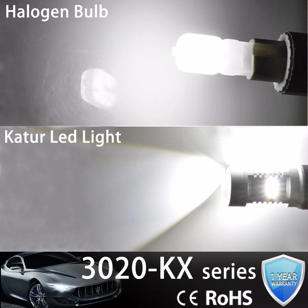 Светодиодные лампы Katur 2 шт. H8 H11 H16/H16JP для автомобилей противотуманных фар