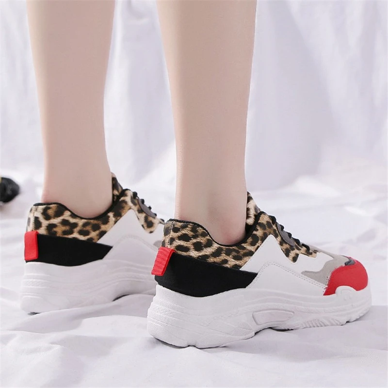 New Sneakers Woman Summer Casual Bottom Thick Breathable Crawling Lace Up Shoes Walking Shoes Woman tenis feminino A2-88