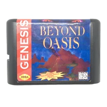 Beyond Oasis для 16 бит карточная игра картридж для sega Mega Drive/Genesis система EUR/США оболочка